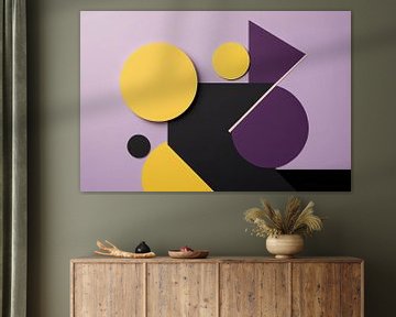 Geometrische vormen in minimalistisch design van Art & Soul Creations