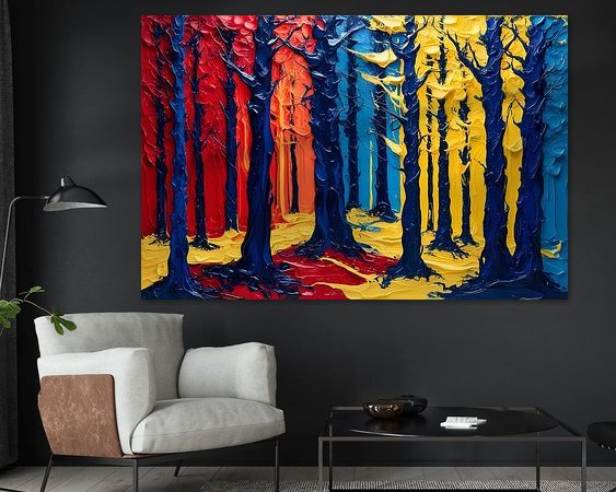 Example of the artwork in a room