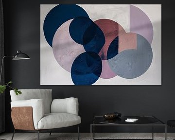 Abstrakte Formen in sanften Farben von Art & Soul Creations