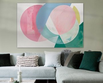 Abstract geometrisch ontwerp met kleuren van Art & Soul Creations