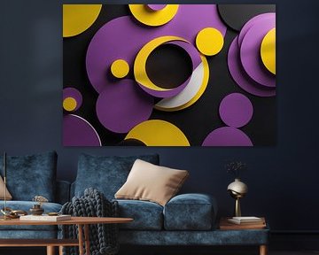 Geometric design with contrasting colours by Art & Soul Creations