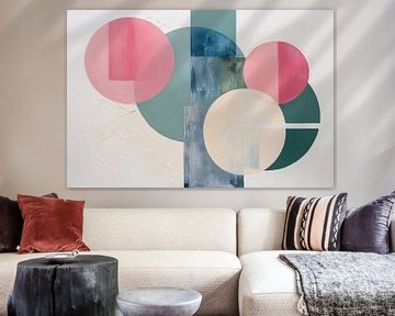Kleurrijk abstract ontwerp met vormen van Art & Soul Creations