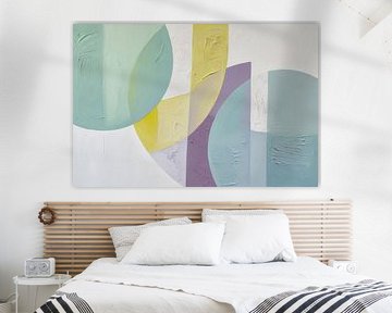 Colourful abstract circle design by Art & Soul Creations