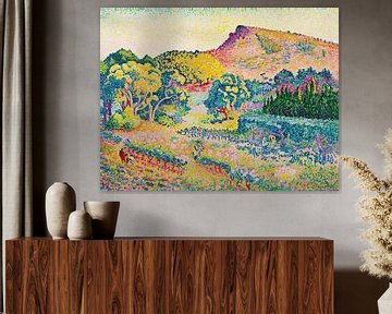 Henri-Edmond Cross - Landscape with Cap Nègre (1906) by Peter Balan