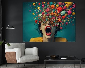Portret van een vrouw met bloemen_4