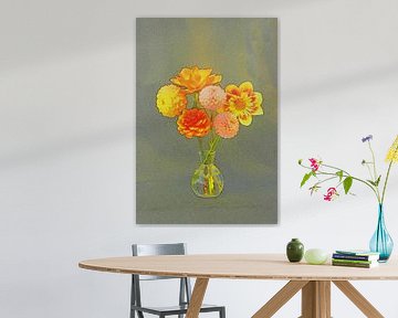 DAHLIA'S CREATIEF BEWERKT van Henriette Tischler van Sleen