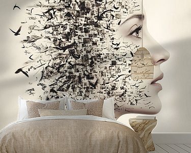 Example of the artwork in a room