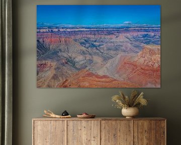 Oranje gekleurd gesteente in de Grand Canyon van Rietje Bulthuis