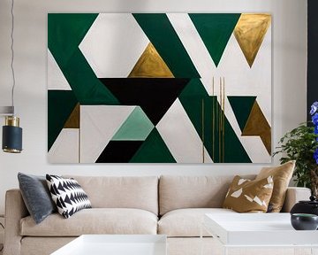 Geometrische vormen in modern ontwerp van Art & Soul Creations