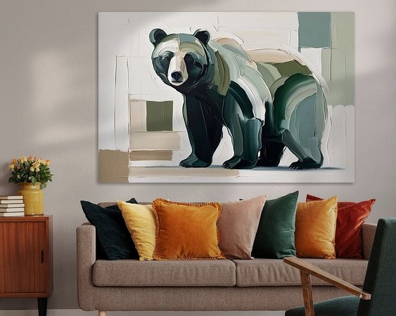 Example of the artwork in a room