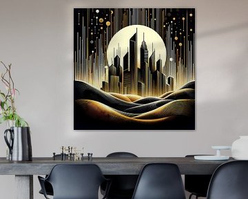 Mondlicht Stadt