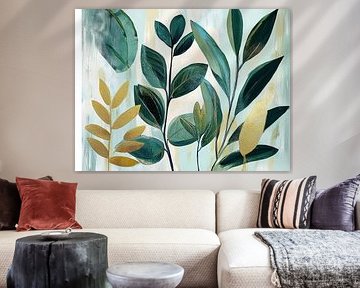 Leaves | Whispering Green Elegance by Zen and More