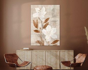 Bloemenschilderij | Serene Blossoms van Modern Collection