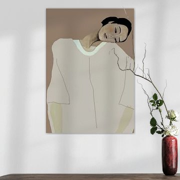 Modern portret (gezien bij vtwonen) van Carla Van Iersel