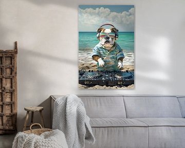 "Bulldog DJ on the Beach"