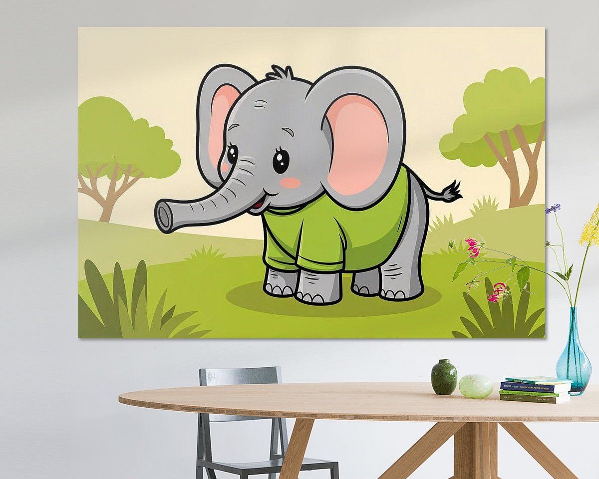 Example of the artwork in a room