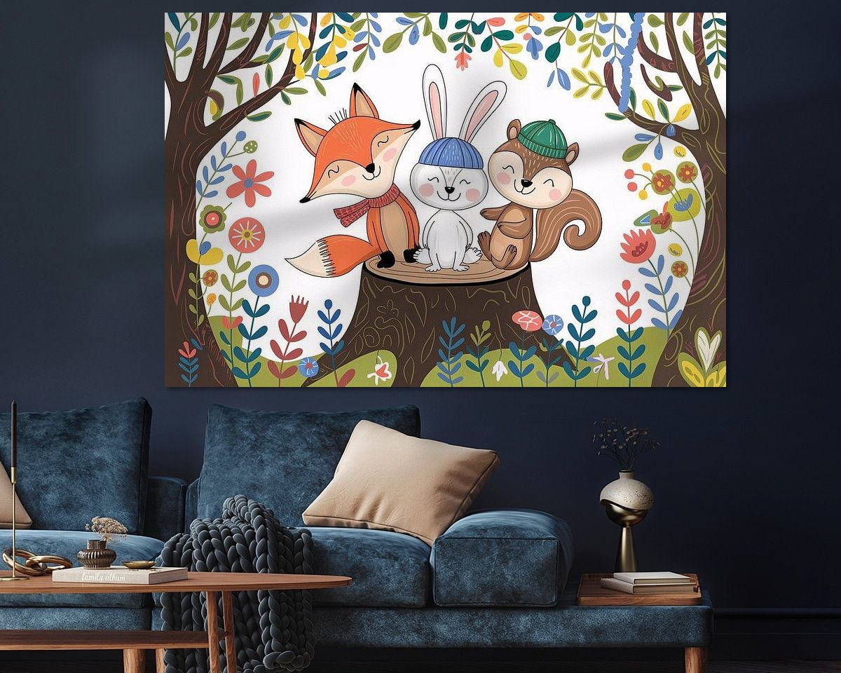 Example of the artwork in a room