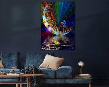 farbenfrohe digitale Kunst  DUBEI  colorful digital art DUBEI