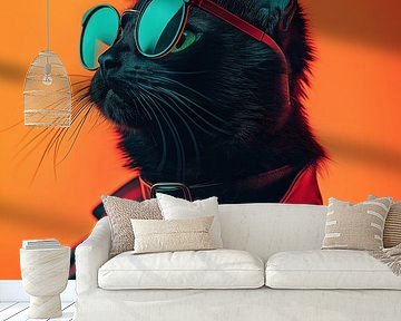 Hippe kat van Wall Wonder