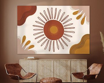 Boho zon en abstract patroon van Art & Soul Creations