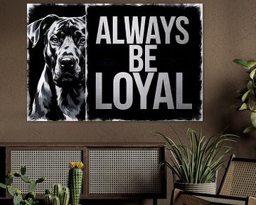 Dog with powerful text by Art & Soul Creations