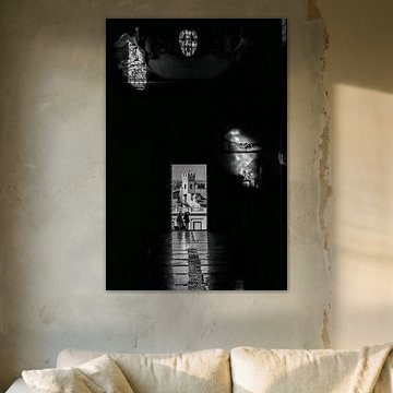 Silhouette Photography Two Tourists at Aracoeli Church Rome Italy