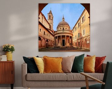 Architectuur Kunst Tempietto Bramante Rome Italië van Martijn Jebbink Fotografie