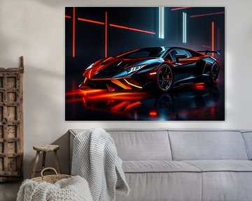 Lamborghini Murcielago Flammendes Neon von MIROKKU