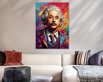 albert einstein pop art