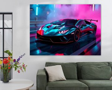 Lamborghini Sesto Elemento Neon 8 van MIROKKU