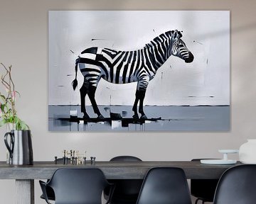 Minimalist zebra design
