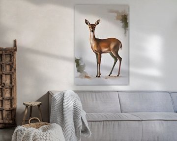 Hert in een minimalistische setting van Art & Soul Creations