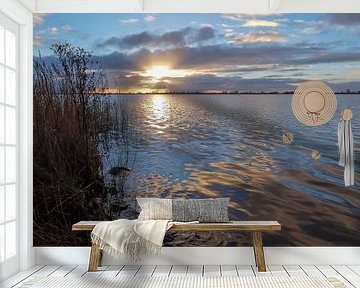 Sunrise at Tjeukemeer by Koos de Wit