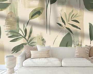 Boho jungle vibes print