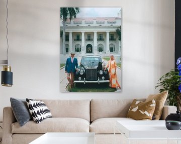 Couple with Rolls Royce by Jessica Goodman