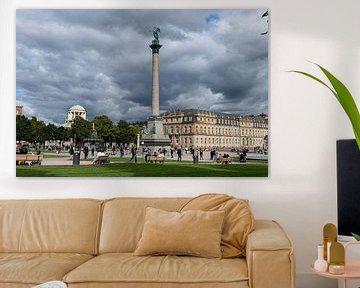 Schlossplatz Stuttgart van Richard Wareham