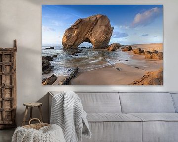 Rock gate on the beach by Tilo Grellmann