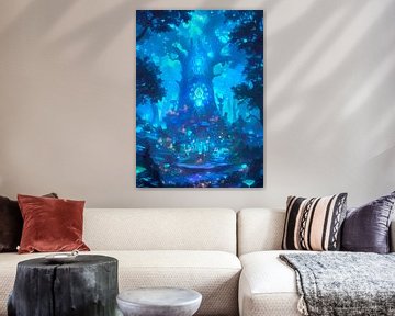 Gloeiende Neon Fantasieboom van MIROKKU