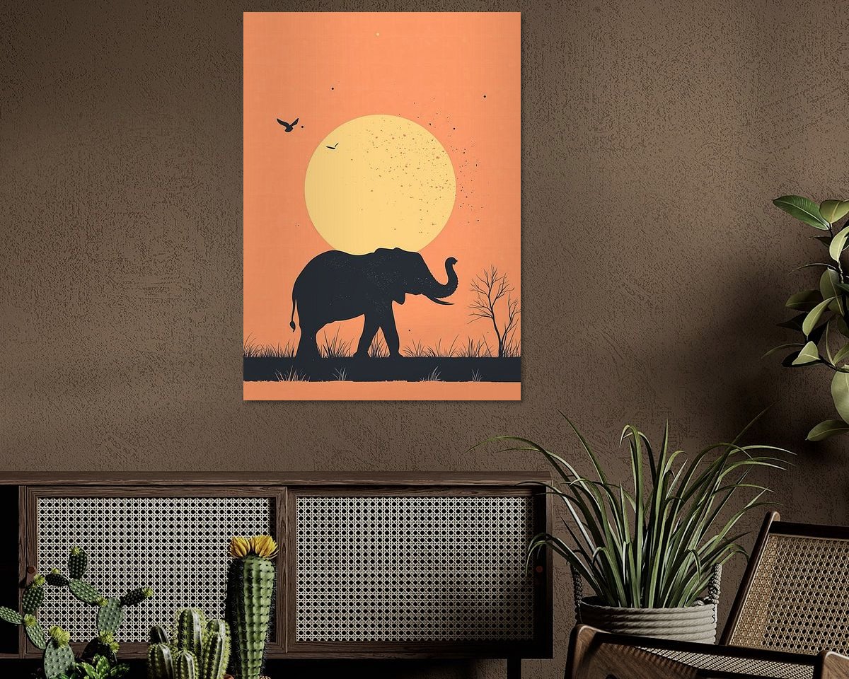 Example of the artwork in a room