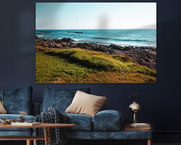 Landschap aan de kust, Paphos, Cyprus van Kingkev fotografie