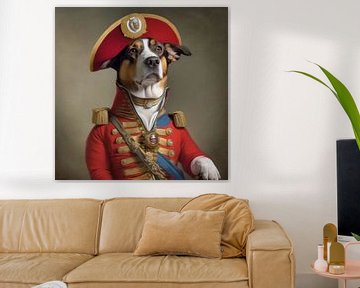 Dog dressed as Napoleon by The Photo Artist