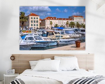 Kroatië : Haven indrukken uit Split van Photoart-Naegele