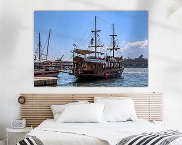 Kroatië : Haven indrukken uit Split van Photoart-Naegele