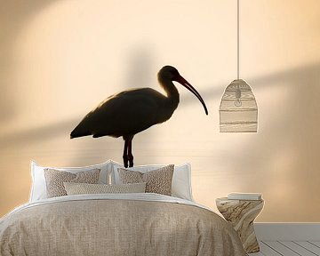 Serenity in Reflection - Bird in the Morning Mist by Femke Ketelaar