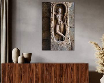 Divine sculptures in the heart of Hampi
