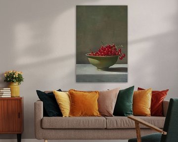 Rode Bessen | Sunlit Red Delights van Kunst Kriebels