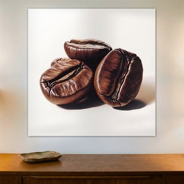 Close up of coffee beans by Black Coffee