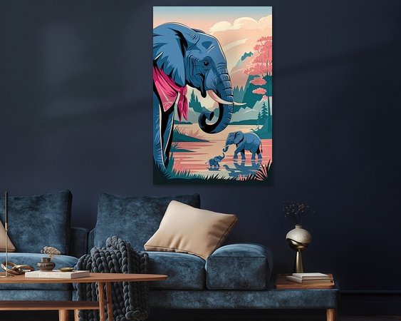 Example of the artwork in a room