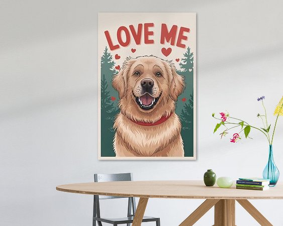 Example of the artwork in a room