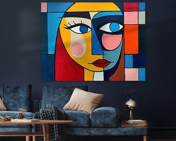 Abstracte vrouw